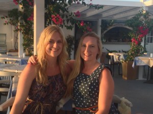 Danielle and I reunited!