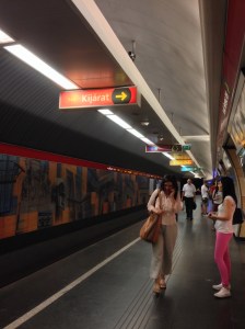 The metro in Budapest